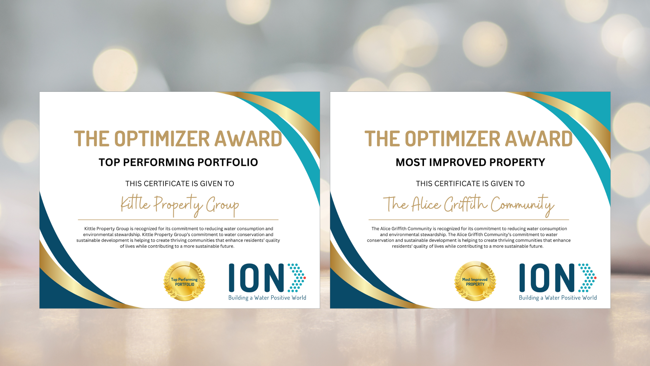 ION Honors Kittle Property Group and Alice Griffith Community with Optimizer Awards